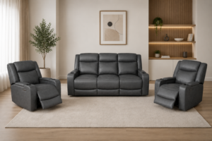 HUDSON ELECTRIC RECLINER 3+1+1 SEATER SOFA SET