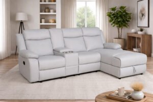 Softy Chaise Storage Sofa With Recliner Chair And Console Australia