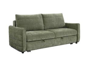 Nice Haven Green Fabric 2 Seater Sofa Bed